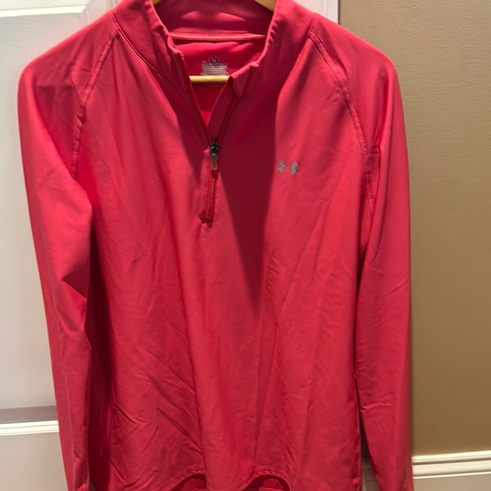Under Armour Crimson Half-Zip Top
